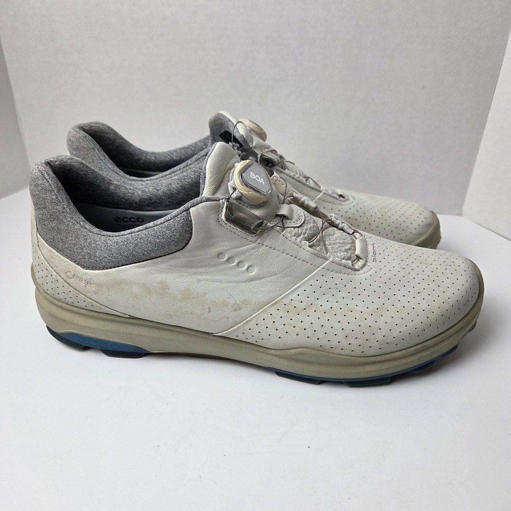 ECCO Biom Mens US 13 Yak Leather Gore-Tex Golf Shoes Extra Wide BOA